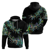 New Zealand Hoodie Aotearoa Silver Fern Mixed Papua Shell Green Vibe - Wonder Print Shop