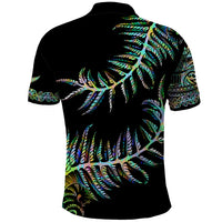 New Zealand Polo Shirt Aotearoa Silver Fern Mixed Papua Shell Green Vibe - Wonder Print Shop