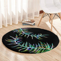 new-zealand-round-carpet-aotearoa-silver-fern-mixed-papua-shell-green-vibe