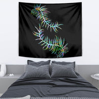 New Zealand Tapestry Aotearoa Silver Fern Mixed Papua Shell Green Vibe - Wonder Print Shop