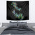 New Zealand Tapestry Aotearoa Silver Fern Mixed Papua Shell Green Vibe - Wonder Print Shop
