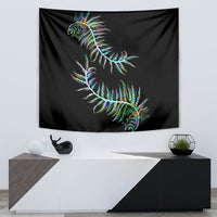 New Zealand Tapestry Aotearoa Silver Fern Mixed Papua Shell Green Vibe - Wonder Print Shop