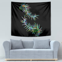 New Zealand Tapestry Aotearoa Silver Fern Mixed Papua Shell Green Vibe - Wonder Print Shop