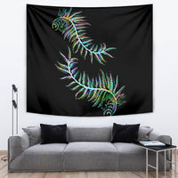 New Zealand Tapestry Aotearoa Silver Fern Mixed Papua Shell Green Vibe - Wonder Print Shop