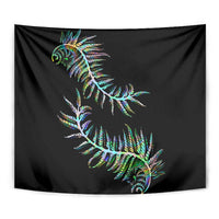 New Zealand Tapestry Aotearoa Silver Fern Mixed Papua Shell Green Vibe - Wonder Print Shop