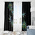 New Zealand Window Curtain Aotearoa Silver Fern Mixed Papua Shell Green Vibe - Wonder Print Shop