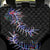 New Zealand Back Car Seat Cover Aotearoa Silver Fern Mixed Papua Shell Purple Vibe LT9 - Wonder Print Shop