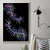 New Zealand Canvas Wall Art Aotearoa Silver Fern Mixed Papua Shell Purple Vibe LT9 - Wonder Print Shop