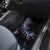 New Zealand Car Mats Aotearoa Silver Fern Mixed Papua Shell Purple Vibe LT9 - Wonder Print Shop