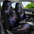 New Zealand Car Seat Cover Aotearoa Silver Fern Mixed Papua Shell Purple Vibe LT9 - Wonder Print Shop