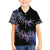 New Zealand Kid Hawaiian Shirt Aotearoa Silver Fern Mixed Papua Shell Purple Vibe - Wonder Print Shop