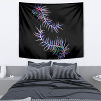 New Zealand Tapestry Aotearoa Silver Fern Mixed Papua Shell Purple Vibe - Wonder Print Shop