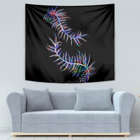 New Zealand Tapestry Aotearoa Silver Fern Mixed Papua Shell Purple Vibe - Wonder Print Shop