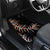New Zealand Car Mats Aotearoa Silver Fern Mixed Papua Shell Red Vibe LT9 - Wonder Print Shop
