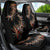 New Zealand Car Seat Cover Aotearoa Silver Fern Mixed Papua Shell Red Vibe LT9 - Wonder Print Shop
