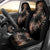 New Zealand Car Seat Cover Aotearoa Silver Fern Mixed Papua Shell Red Vibe LT9 - Wonder Print Shop