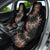 New Zealand Car Seat Cover Aotearoa Silver Fern Mixed Papua Shell Red Vibe LT9 - Wonder Print Shop