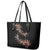 New Zealand Leather Tote Bag Aotearoa Silver Fern Mixed Papua Shell Red Vibe - Wonder Print Shop