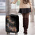 New Zealand Luggage Cover Aotearoa Silver Fern Mixed Papua Shell Red Vibe - Wonder Print Shop