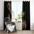 New Zealand Window Curtain Aotearoa Silver Fern Mixed Papua Shell Red Vibe - Wonder Print Shop