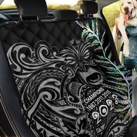 New Zealand Rugby Back Car Seat Cover NZ Black Fern Champions History With Papua Shell LT9 - Wonder Print Shop