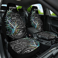 New Zealand Rugby Car Seat Cover NZ Black Fern Champions History With Papua Shell LT9 - Wonder Print Shop