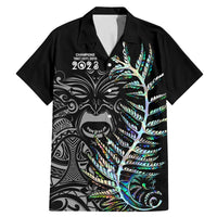 New Zealand Rugby Family Matching Mermaid Dress and Hawaiian Shirt NZ Black Fern Champions History With Papua Shell LT9 - Wonder Print Shop