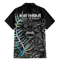 New Zealand Rugby Family Matching Mermaid Dress and Hawaiian Shirt NZ Black Fern Champions History With Papua Shell LT9 - Wonder Print Shop