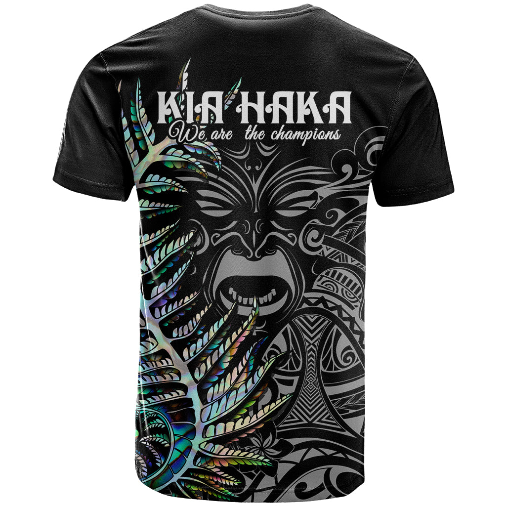 New Zealand Rugby T Shirt NZ Black Fern Champions History With Papua Shell - Wonder Print Shop