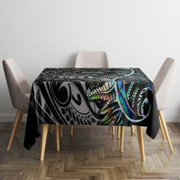 New Zealand Rugby Tablecloth NZ Black Fern Champions History With Papua Shell - Wonder Print Shop