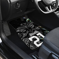 Custom New Zealand Rugby Car Mats NZ Black Fern Champions History With Papua Shell LT9 - Wonder Print Shop