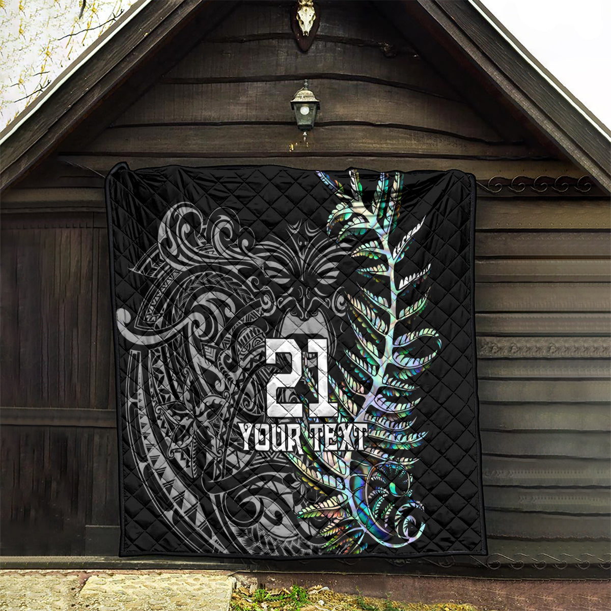 Custom New Zealand Rugby Quilt NZ Black Fern Champions History With Papua Shell - Wonder Print Shop