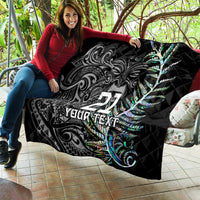 Custom New Zealand Rugby Quilt NZ Black Fern Champions History With Papua Shell - Wonder Print Shop