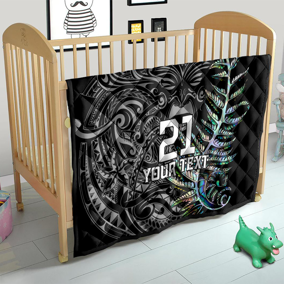 Custom New Zealand Rugby Quilt NZ Black Fern Champions History With Papua Shell - Wonder Print Shop