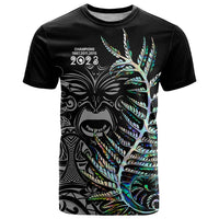 Custom New Zealand Rugby T Shirt NZ Black Fern Champions History With Papua Shell - Wonder Print Shop