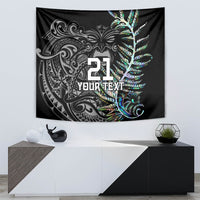 Custom New Zealand Rugby Tapestry NZ Black Fern Champions History With Papua Shell - Wonder Print Shop