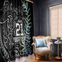 Custom New Zealand Rugby Window Curtain NZ Black Fern Champions History With Papua Shell - Wonder Print Shop