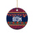 Personalised Guam Christmas Ceramic Ornament Felis Pusgua Santa Beach Polynesian Pattern LT9 - Wonder Print Shop