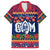 Personalised Guam Christmas Hawaiian Shirt Felis Pusgua Santa Beach Polynesian Pattern - Wonder Print Shop