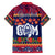 Personalised Guam Christmas Hawaiian Shirt Felis Pusgua Santa Beach Polynesian Pattern - Wonder Print Shop