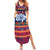 Personalised Guam Christmas Summer Maxi Dress Felis Pusgua Santa Beach Polynesian Pattern - Wonder Print Shop