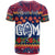 Personalised Guam Christmas T Shirt Felis Pusgua Santa Beach Polynesian Pattern - Wonder Print Shop