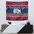 Personalised Guam Christmas Tapestry Felis Pusgua Santa Beach Polynesian Pattern - Wonder Print Shop