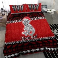 Personalised New Zealand Christmas Bedding Set Maori Tiki Meri Kirihimete LT9 - Wonder Print Shop