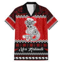Personalised New Zealand Christmas Family Matching Mermaid Dress and Hawaiian Shirt Maori Tiki Meri Kirihimete LT9 - Wonder Print Shop
