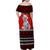 Personalised New Zealand Christmas Family Matching Off Shoulder Maxi Dress and Hawaiian Shirt Maori Tiki Meri Kirihimete LT9 - Wonder Print Shop
