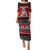 Personalised New Zealand Christmas Family Matching Puletasi Dress and Hawaiian Shirt Maori Tiki Meri Kirihimete - Wonder Print Shop