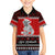 Personalised New Zealand Christmas Family Matching Short Sleeve Bodycon Dress and Hawaiian Shirt Maori Tiki Meri Kirihimete - Wonder Print Shop