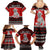 Personalised New Zealand Christmas Family Matching Summer Maxi Dress and Hawaiian Shirt Maori Tiki Meri Kirihimete - Wonder Print Shop