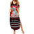 Personalised New Zealand Christmas Family Matching Summer Maxi Dress and Hawaiian Shirt Maori Tiki Meri Kirihimete - Wonder Print Shop